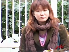 Nice shirt sharking video of really pretty brown-haired minx