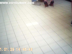 Nice upskirt shot of a woman clenching her cheeks on spy ca