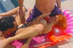 Nici Sterling Uses A Load Of Jizz For Sunscreen