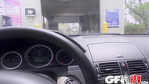 Noemie Bilas In Kinky Car Wash