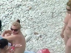 Nude Females Spyied At Nude Beach By