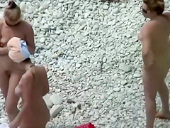 Nude Females Spyied At Nude Beach By