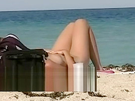 Nude beach films sexy ass women