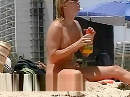 Nude beach films sexy ass women