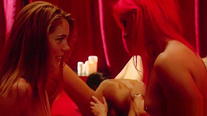 Nympho wife lures her man into steaming things up in the red room