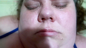 Obese BBW Thot Masturbates Naked-Fat Belly Jiggles Orgasms Amateur Slut