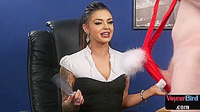 Office cfnm watching jerker during work hours