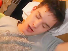 One Boy with Three Uncut Cocks and gets Wet