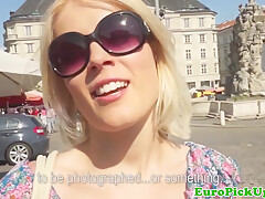 Outdoor Euro Jerking In Public After Pickedup