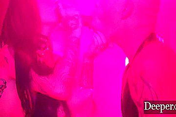 Over_dose - Angela, Emily And Kira Sex In Epic Gangbang 12 Min