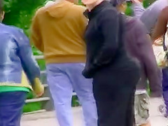 PAWG Mature in the park