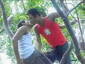 Partouze entre deux couples bresiliens bisexuels dans la foret