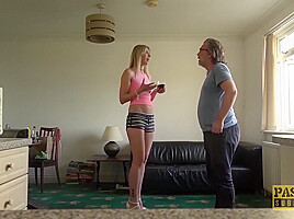 Pascal White And Jentina Small - Skinny Blonde Submits To Anal