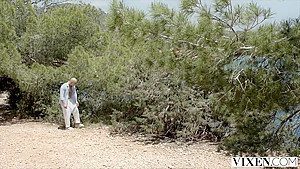 Perfect Redhead Is Seduced On Vacation By A Couple With Angelika Grays And Red Fox