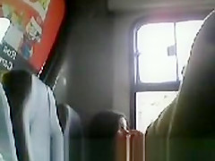 Perverted wanks in bus