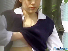 Petite Asian Masturbates
