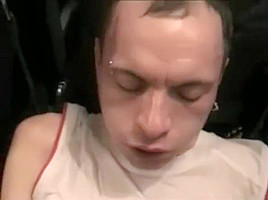 Poppered Up Slut Gets Barebacked in Spurt's Sling