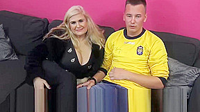 Porn casting with Musa Libertina: MILF fucks with young boy