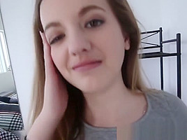 Pov step teen 18+ sucks cock