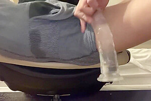 Pretending I Have A Huge Cock And Balls