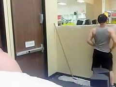Public Gym With Cumshot
