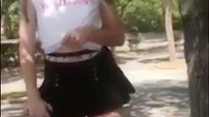 Public Nipple Clamp and Booty Flashes