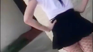 Public Nipple Clamp and Booty Flashes