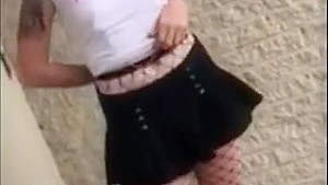 Public Nipple Clamp and Booty Flashes