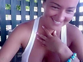 Public cafe webcam tits flash mfc