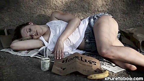 Pure Taboo, Aubrey Sinclair And Danny Mountain In Homeless Girl Picked Up And Fornicateed