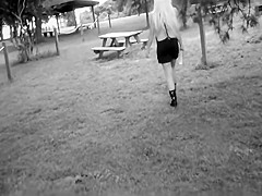 Pussy Play in the Public Park