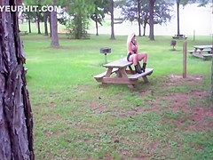 Pussy Play in the Public Park