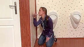 Pussy licked and slimed