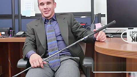 Queer hardcore threesome with white hunks and studs at the office