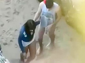 Quick and Hard fuck on the Beach