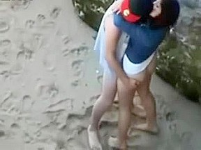 Quick and Hard fuck on the Beach