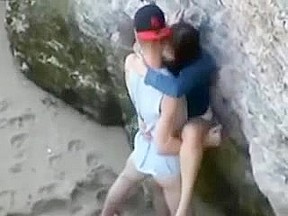 Quick and Hard fuck on the Beach