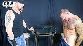 RawFuckBoys - Muscle Sean Duran throat fucked blindfolded jock