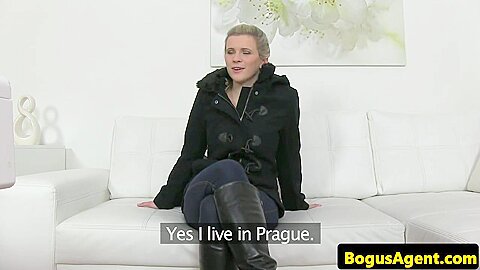 Real Casting Czech Doggystyled By