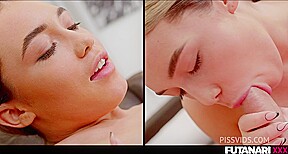 Real Life Futanari - Sexy Rika Fane Sucks and Fucks her Futa chick twin's throbbing Cock - PissVids