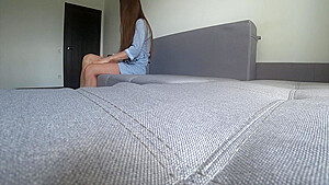 Real Treason  Wife Fucks On A Home Couch With An Unfamiliar Man  Husband At Work