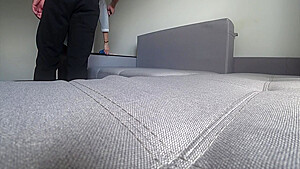 Real Treason  Wife Fucks On A Home Couch With An Unfamiliar Man  Husband At Work