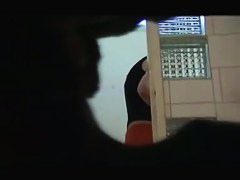 Real amateur blonde on hidden piss cam