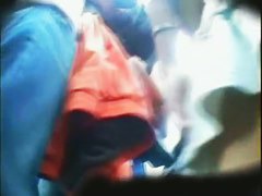Real amateur slutty redhead upskirt video