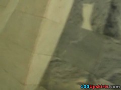 Recent slender taut panties clip