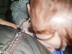 Redhead Escort Swallows For Free