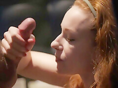 Redhead Milf Giving An Amazing Bj