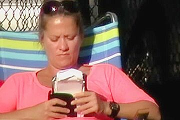 Relaxing in the park (Crotch Shots)
