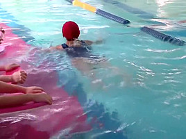 Reverse gangbang in Summer Camp