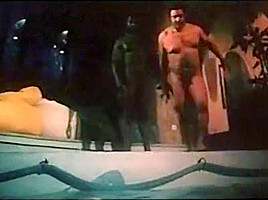 Rich lady gets fucked her black servants - vintage